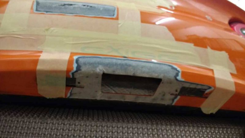 Lotus Exige Rear Fibre Glass Repair 04: Swipe To View More Images