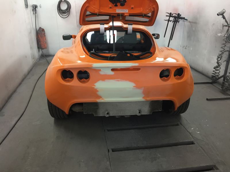 Lotus Exige Rear Fibre Glass Repair 07: Swipe To View More Images