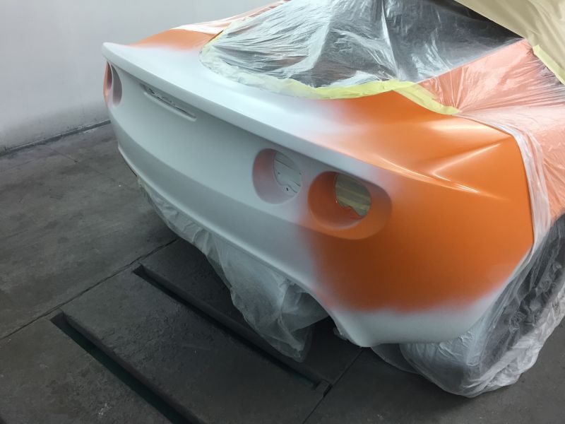 Lotus Exige Rear Fibre Glass Repair 11: Swipe To View More Images