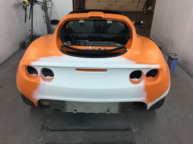 Lotus Exige Rear Fibre Glass Repair 13: Swipe To View More Images