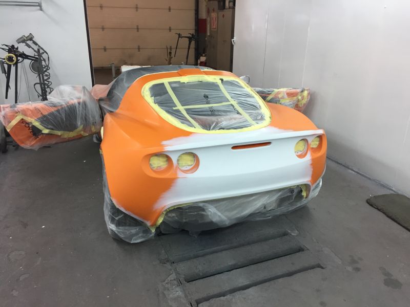Lotus Exige Rear Fibre Glass Repair 14: Swipe To View More Images