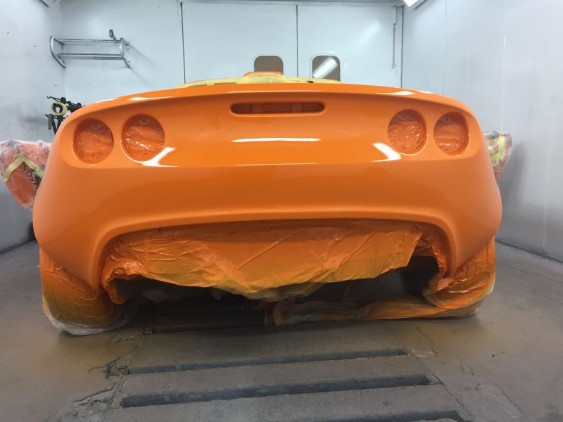 Lotus Exige Rear Fibre Glass Repair 19: Swipe To View More Images