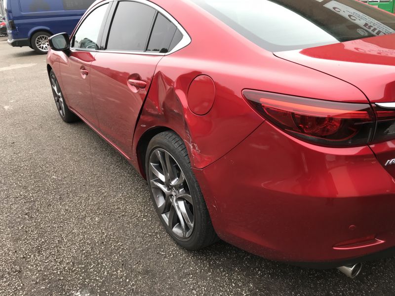 Mazda Rear Quarter Panel Replacement 02: Swipe To View More Images
