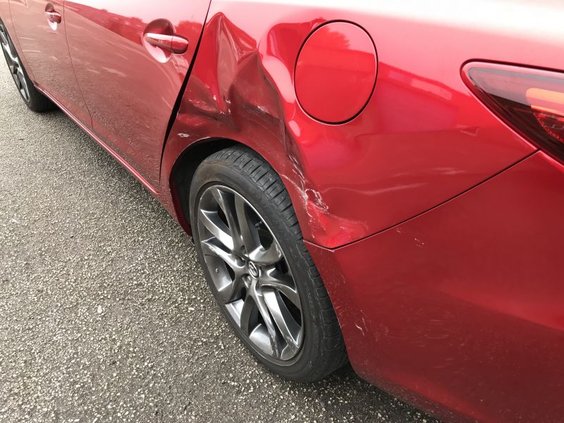 Mazda Rear Quarter Panel Replacement 03: Swipe To View More Images