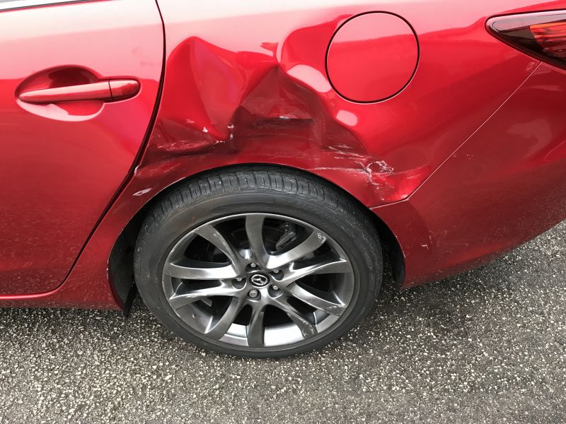 Mazda Rear Quarter Panel Replacement 04: Swipe To View More Images