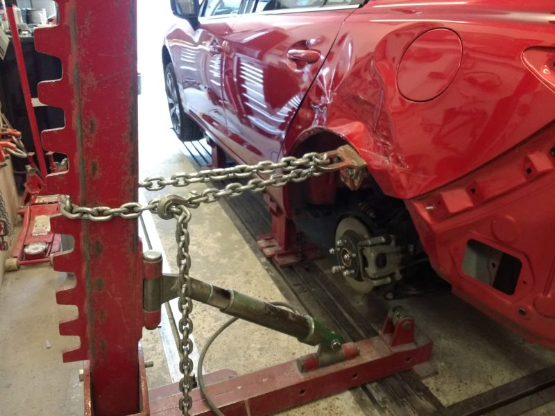 Mazda Rear Quarter Panel Replacement 07: Swipe To View More Images