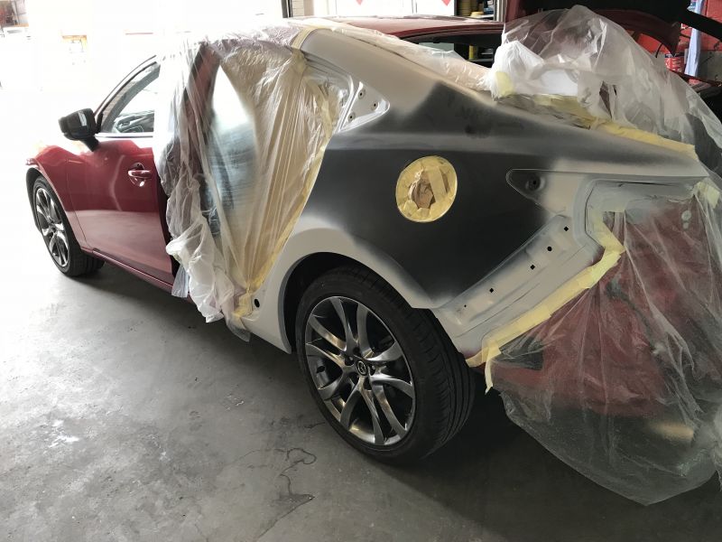 Mazda Rear Quarter Panel Replacement 13: Swipe To View More Images