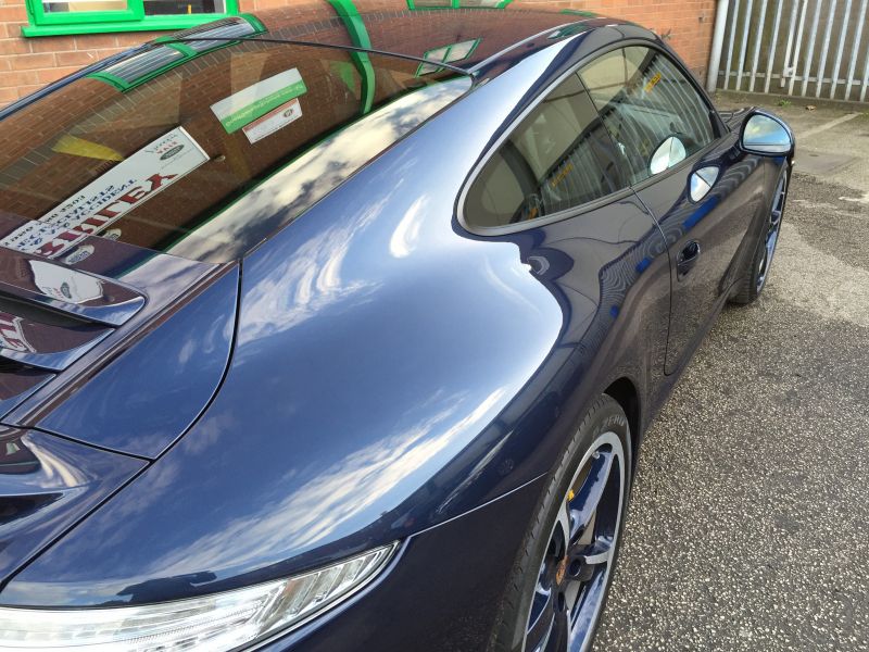 Porsche 911 Accident Damage Repair and Respray Edwalton Nottingham 14: Swipe To View More Images