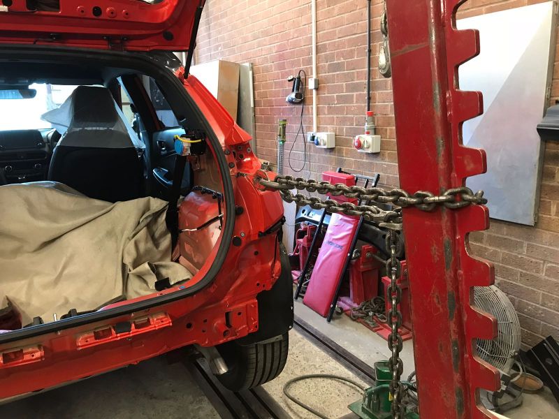 Hyundai Kona Rear Accident Damage Repair West Bridgford 2: Swipe To View More Images