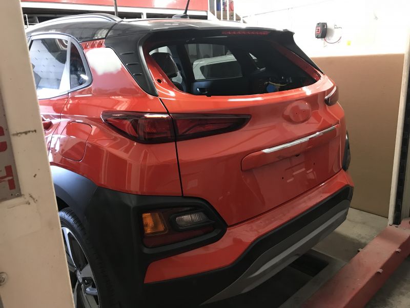 Hyundai Kona Rear Accident Damage Repair West Bridgford 11: Swipe To View More Images
