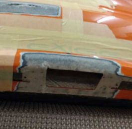Lotus Exige Rear Fibre Glass Repair 04: Click Here To View Larger Image
