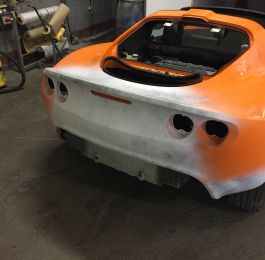 Lotus Exige Rear Fibre Glass Repair 12: Click Here To View Larger Image