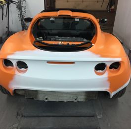 Lotus Exige Rear Fibre Glass Repair 13: Click Here To View Larger Image