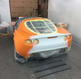 Lotus Exige Rear Fibre Glass Repair 14: Click Here To View Larger Image