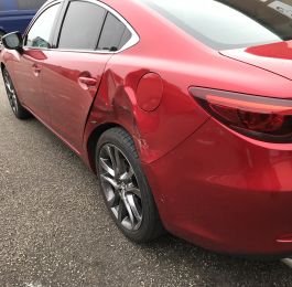 Mazda Rear Quarter Panel Replacement 02: Click Here To View Larger Image