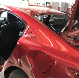 Mazda Rear Quarter Panel Replacement 06: Click Here To View Larger Image