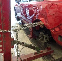 Mazda Rear Quarter Panel Replacement 07: Click Here To View Larger Image