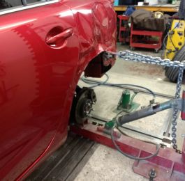 Mazda Rear Quarter Panel Replacement 08: Click Here To View Larger Image