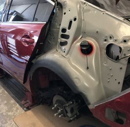 Mazda Rear Quarter Panel Replacement 10: Click Here To View Larger Image