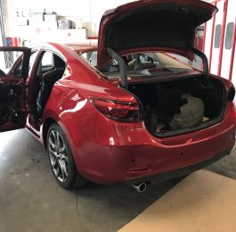 Mazda Rear Quarter Panel Replacement 16: Click Here To View Larger Image
