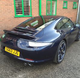 Porsche 911 Accident Damage Repair and Respray Edwalton Nottingham 15: Click Here To View Larger Image