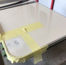 Bailey Caravan Door Repair 01: Click Here To View Larger Image