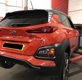 Hyundai Kona Rear Accident Damage Repair West Bridgford 0: Click Here To View Larger Image